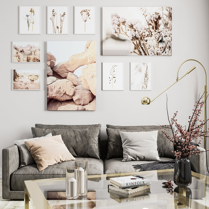 Poster - Dry purple flower